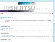 Tablet Screenshot of joshjitsu.info